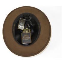 Men Bruno Capelo Hat Australian Wool Fedora Untouchable EXECUTIVE EX321 Brown image 6