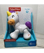 Fisher Price Unicorn Clicker Pal Toy -  Fisher-Price Develop - Ages 6 to... - £10.13 GBP