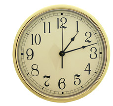 NEW 6&quot; Complete Clock Insert or Fit-Up Movement - Choose from 5 Styles!! - $25.95