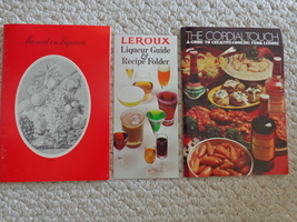 Manual on Liqueurs, Leroux Guide &amp; The Cordial Touch 3 Pcs. (3658) - £12.57 GBP
