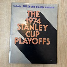 1974 Stanley Cup Playoffs Program Los Angeles KINGS Illustrated - $19.80