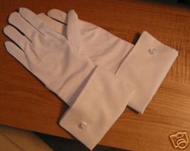 Hellsing Cosplay Sir Integra White Gloves with cuff for your Costume 4 s... - £18.42 GBP