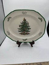 Spode Porcelain Christmas Tree Oval Platter Serving Plate 15&quot; ENGLAND - £34.83 GBP