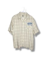 Pitt University ESPN U Men&#39;s Shirt Plaid Button Down Short Sleeve Sz XL ... - £15.69 GBP