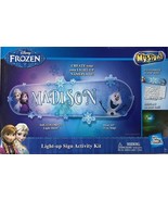 Disney Frozen Light-Up Sign Activity Kit With Personalize Name For Girls... - £11.00 GBP