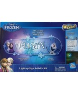 Disney Frozen Light-Up Sign Activity Kit With Personalize Name For Girls... - $19.17 CAD