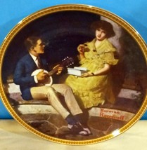 Vintage Knowles Norman Rockwell Plate Pondering on the Porch - £5.63 GBP