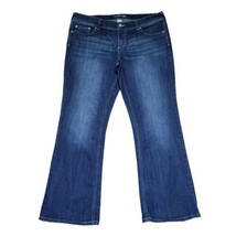 Maurices Straight Women&#39;s Size 16 Short Mid Rise 5 Pocket Blue Denim Jeans - $17.07
