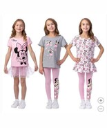 Minnie Mouse Girls Boys Tops Leggings Skirt Pink Multicolor 5-Piece Set ... - $61.73 CAD
