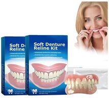 Greatfit Denture Silicone Reline Kit Soft 2pcs for Men and Women - €9,45 Greatfit Denture Silicone Reline Kit Soft 2pcs for Men and Women - €9,45 EUR