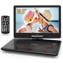 16.5&quot; Portable Dvd Player With 14.1&quot; Large Hd Swivel Screen, 6 Hours Rec... - £120.34 GBP