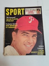 Vintage 1960s Sport Magazine Philadelphia Phillies Johnny Callison NFL 1... - £31.67 GBP