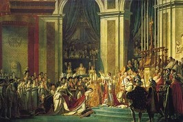 Coronation of Napoleon Bonaparte by Jacques-Louis David - Art Print - £17.57 GBP+
