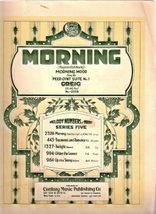 Morning From the Peer Gynt Suite No. 1. Piano - $14.00