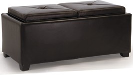 Christopher Knight Home Maxwell Bonded Leather Double Tray, 38 X 19X 17Inches - $208.95