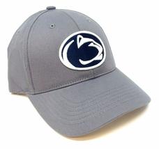 Grey Penn State University Nittany Lions Logo MVP Adjustable Curved Bill... - $28.37