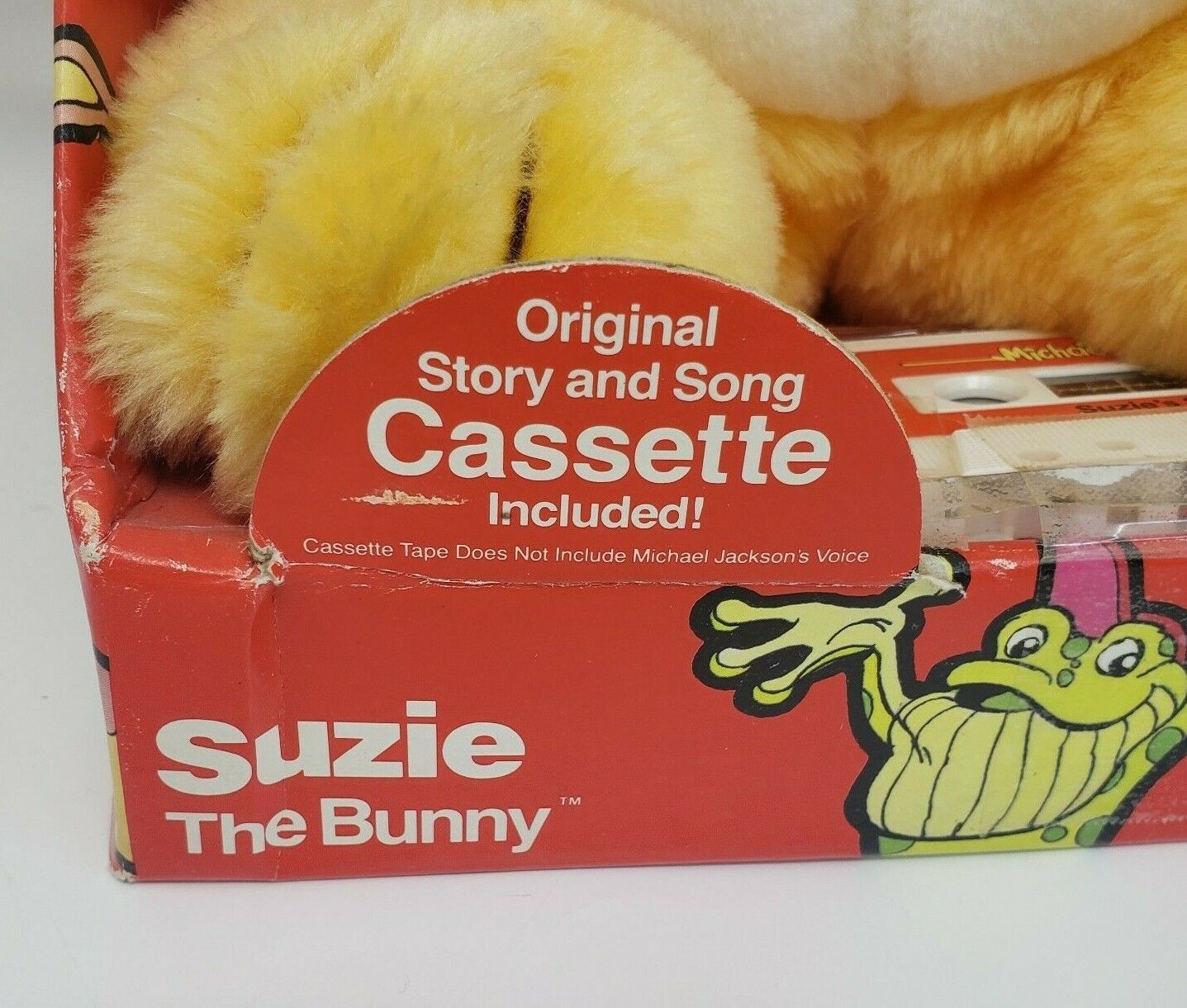 VINTAGE 1987 IDEAL MICHAEL JACKSON MICHAEL'S PETS SUZIE THE BUNNY RABBIT W/ TAPE Item image 7