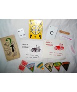Vintage Assorted Ephemera Group Of 16 - $37.22 MXN