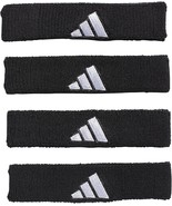 adidas Interval 3/4-inch Bicep Band, Black/White/ 4Pack , One Size - $278.01 MXN