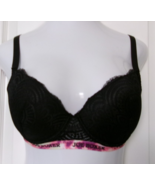 Two Joe boxer gentle lift underwire bra Size 36D Black and vivid floral ... - $453.63 MXN