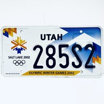 2002 United States Utah Olympic Winter Games Passenger License Plate 285S2 - £16.76 GBP