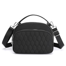 Women Shoulder Bag Three-layer Zipper Large Capacity Crossbody Messenger Bag Lad - £24.52 GBP