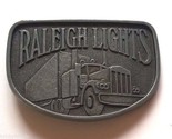 RALEIGH LIGHTS Cigarette 18-Wheeler Semi-Truck Metal Vintage Belt Buckle  - $5.99