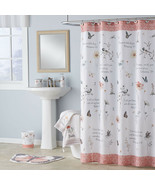 Inspired Word Encouragement Fabric Shower Curtain, Modern, Biblical 70&quot;x... - £19.37 GBP