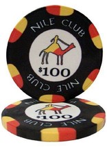 Nile Club 10-gram Ceramic Poker Chips (25-pack) - All Over Print - $24.42