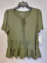 MSRP $49 Jessica Simpson Womens Top Green Size S - £11.72 GBP