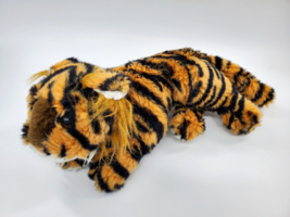 Sugar Loaf Vintage Tiger Laying Brown Black 16&quot; Plush 1997 Stuffed Toy B313 - £11.78 GBP