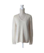 Novica Womens Sz L Beige 100% Alpaca V-Neck Pullover Sweater - £38.78 GBP