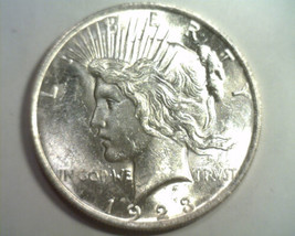 1923 Peace Silver Dollar Nice Uncirculated+ Nice Unc.+ Original Coin Bobs Coins - £46.08 GBP