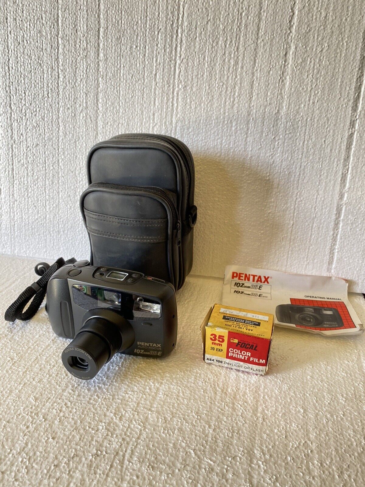 Pentax IQZoom 80-E 35mm Point & Shoot Film Camera 38-80mm Zoom Lens - Tested - £49.57 GBP