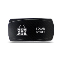 CH4x4 Rocker Switch Solar Power Symbol - Horizontal - White LED - £13.29 GBP