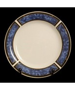 Vintage Gibson Designs ROYAL DUCHES BLUE 4-Salad Plates 7” Blue Marbled ... - £35.03 GBP
