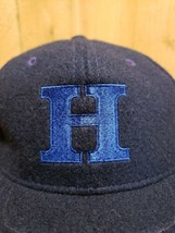 Harder Mechanical Contractors  Adjustable  Ball Cap Made In USA Wool Blu... - £23.64 GBP