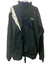 Vintage 90s Reebok Big Logo Full Zip Windbreaker Retro Jacket Adult Size XXL - £31.53 GBP