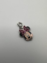 Vintage Enamel Disney Minnie Mouse Charm 2cm x 1.7cm - $14.85