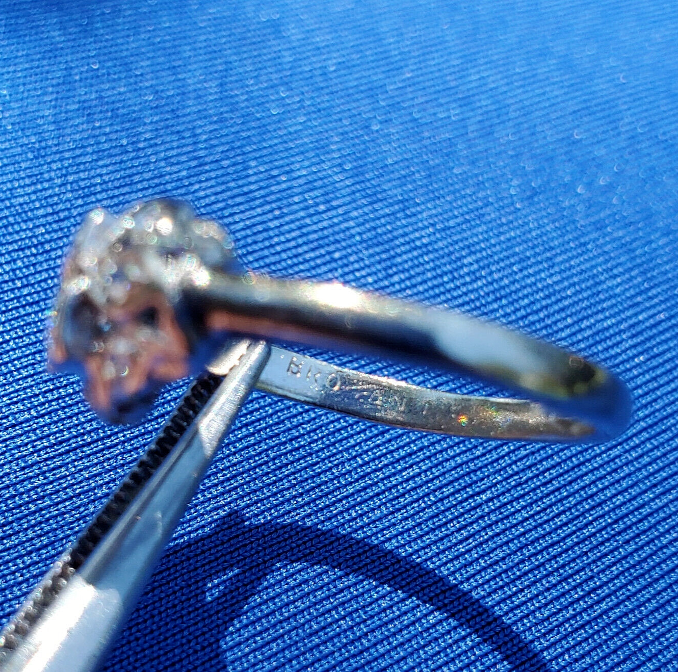 Earth mined Diamond Deco Engagement Ring 0.70 carat Antique Platinum Solitaire Item image 8