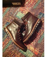 Cole Haan Men&#39;s ZeroGrand Dark Brown WP Leather Hiker Boots -11.5M -New ... - $326.04 CAD