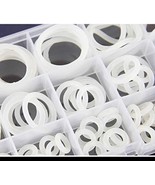 225 Pcs Clear Food Grade Silicone O-Rings Rubber Set - Silicones Seal Ki... - £33.85 GBP