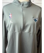 NBA Charlotte Hornets Basketball Shirt Pullover Jordan Large NBA Jumpman... - €47,79 EUR