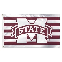 Mississippi State Bulldogs 90cmx150cm/3x5FT Single-Sided Deluxe Patriotic Stars  - $20.00