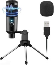 USB Microphone, Noise Reduction PC Microphone for Recording and Cardioid Pickup, - £21.64 GBP