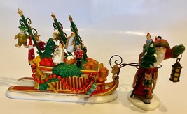Dept 56 #58407 Father Christmas&#39;s Journey Village Accessory In Pkg Retired 2001 - £15.93 GBP