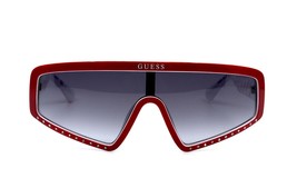 NEW GUESS GU7695-S/S 66B RED GREY LENS AUTHENTIC SUNGLASSES 62-18 - £55.02 GBP