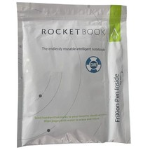 RocketBook Core Smart Notebook Frixion Pen Cleaning Cloth Gray Letter Do... - $19.75