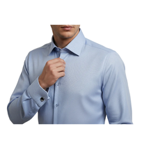 Men's Franco Gilberto Dress Shirt Cotton Blend French Cuffs Turkey 5482-418 Blue image 3