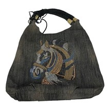 Sharif Women&#39;s Jeweled Horse Pattern Hobo Bag - £36.07 GBP